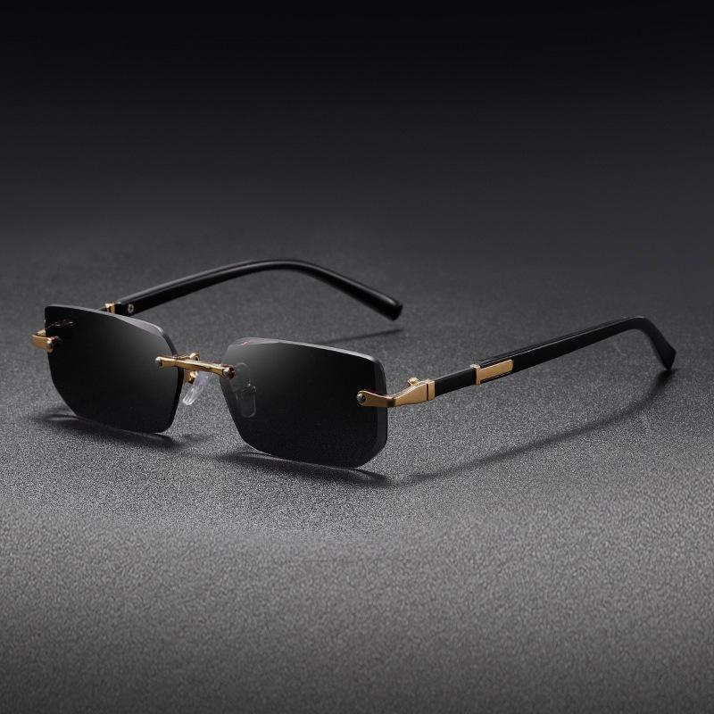 Trendy Rimless Fashion Sunglasses Men S Trimmed Sunglasses Women S Personalized Sunglasses J9116