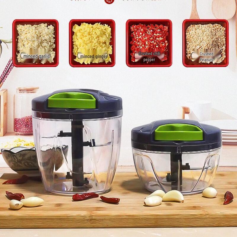 Abay Large Capacity Manual Garlic Press & Chopper