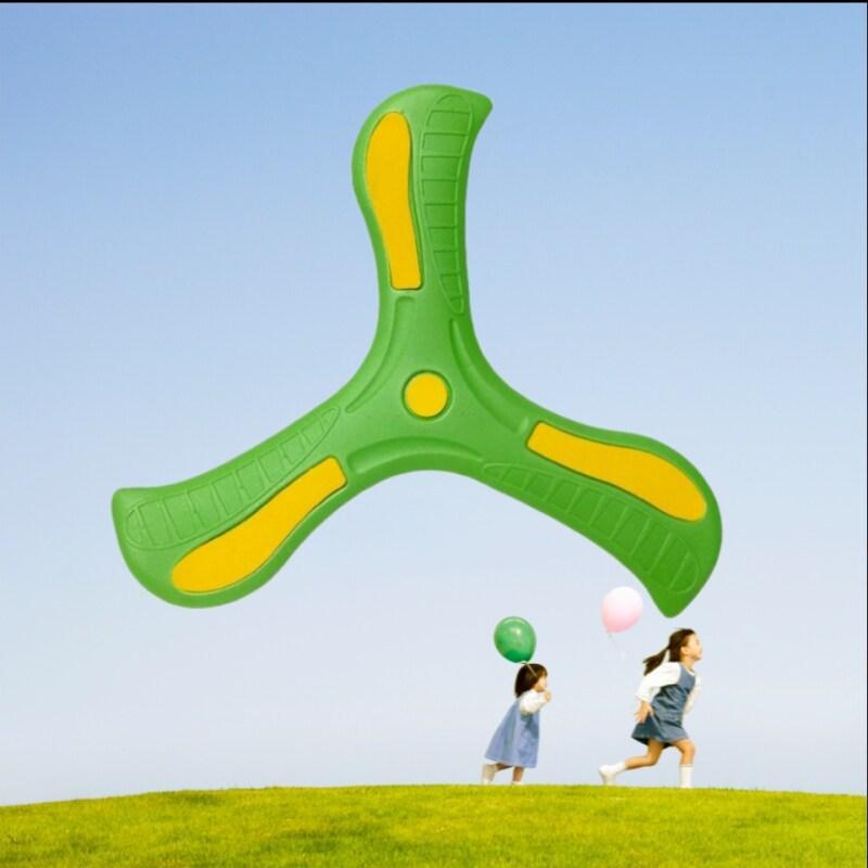 Boomerang Soft Three-leaf Cross with Night Light Outdoor Toy Flying Disc Adult-kids Interactive Sports Toy Puzzle Gift for Kids 6