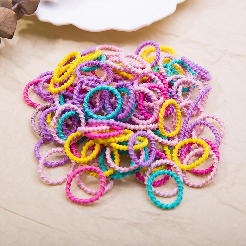 Children's Rubber Band Hair Band Thumb BandThreaded Hair Band Nylon Hair Band Seamless Hair Band