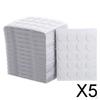 5x 100pcs White Steady In Double-Sided Fixed Glue for Candle DIY Making