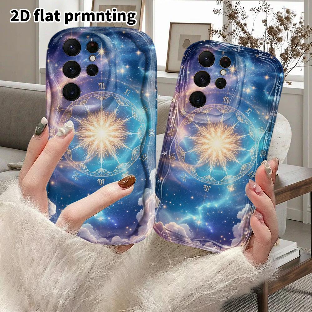 Phone Case: 2D Flat Samsung Galaxy A34 A35 M05 M06 S20 S22 S21 FE Plus 5G Protective Case, Couple Style, Dripping Sauce Design, Christmas and Hallowee