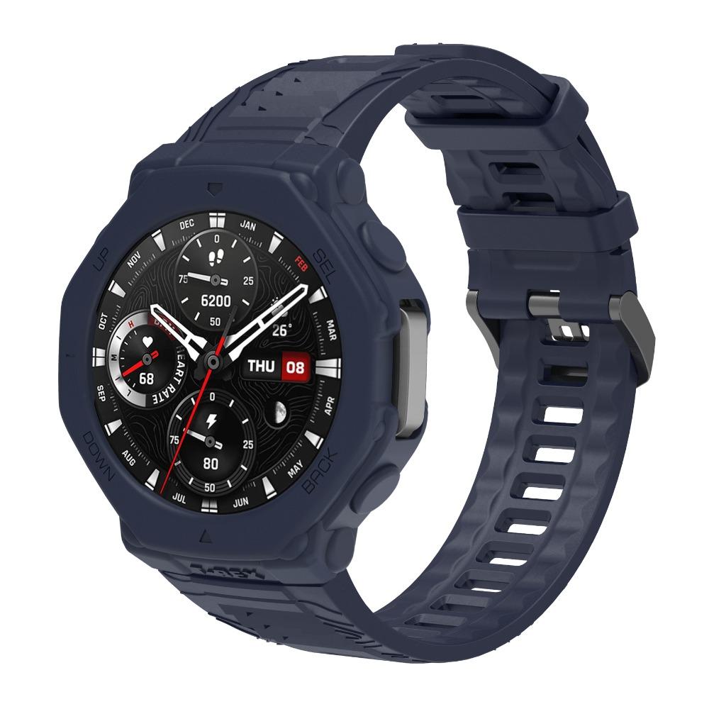 Silicone Strap For Huami Amazfit T-REX 3 With TPU Protective Case Sport Wristband Fitness Bracelet Smart Watch Bands Accessories