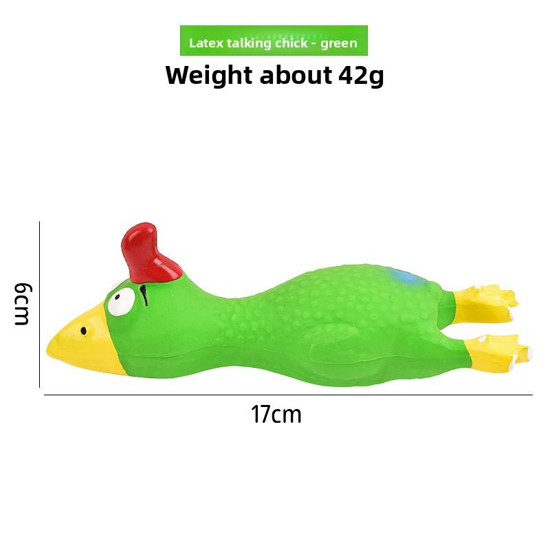 Pet Toys Made of Natural Latex, Releasing The "chick Copulation" Sound, Highly Durable and Easy To Chew Latex Toys for Chickens and Dogs.