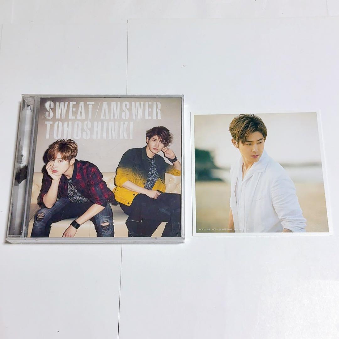 

[USED] TVXQ Sweat/Answer First Press Limited Edition CD+DVD with Bonus Card