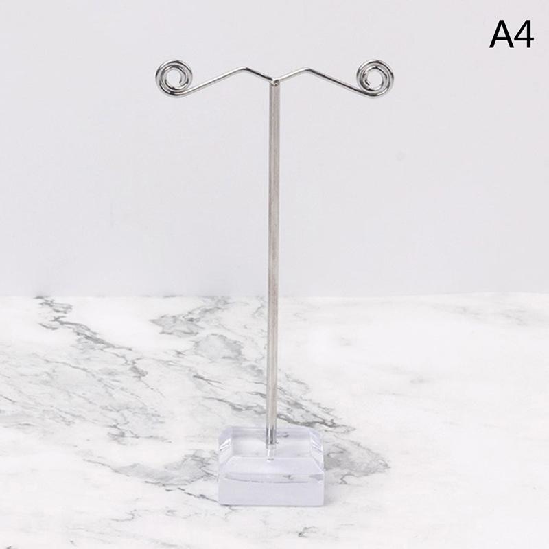 1Pc Metal Jewelry Display Stand Earrings Holder T Stand Earrings Organizer Jewelry Display Stand For Stud Dangle Hoop Earrings