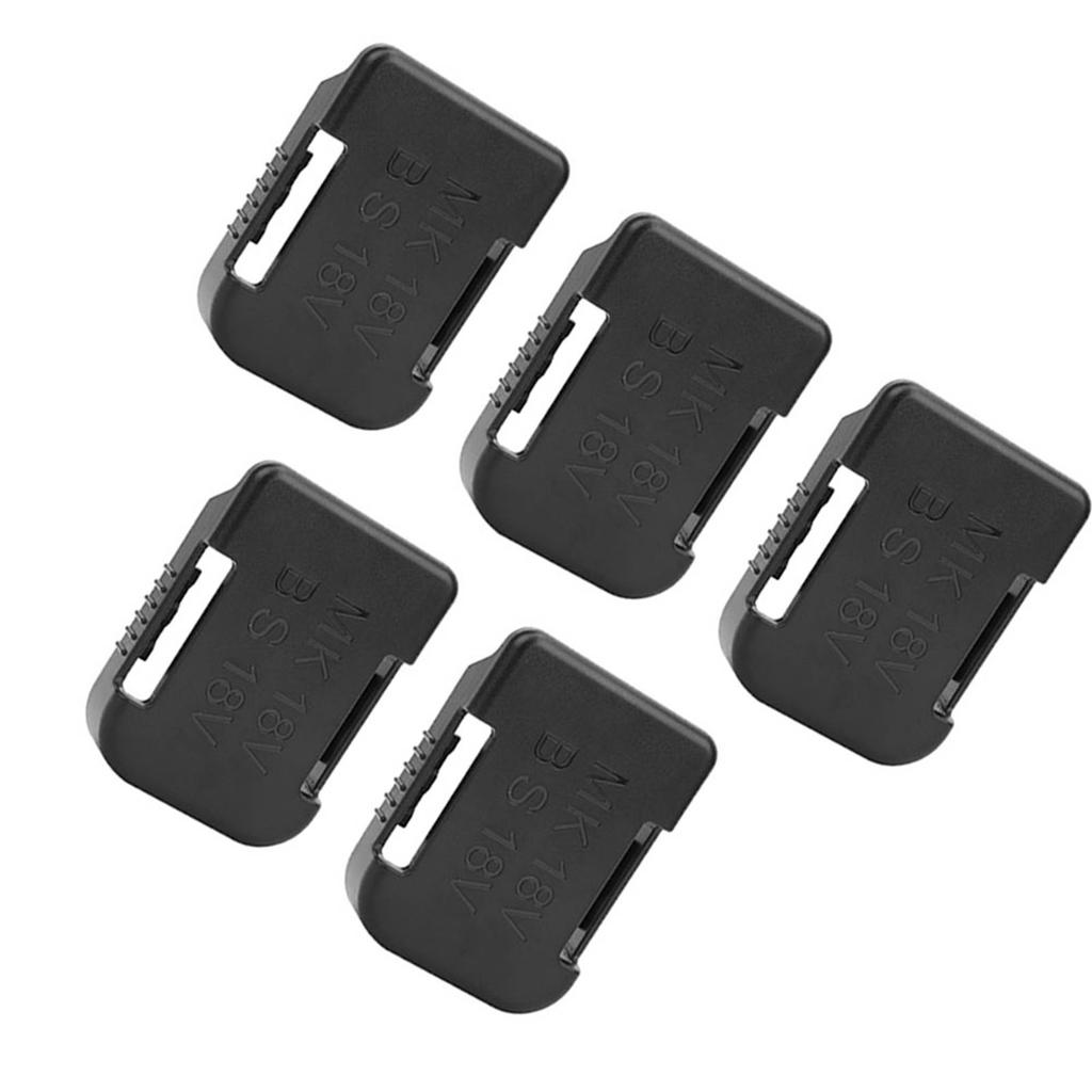 5Pcs Lithium Battery Storage Rack Shelf Bracket Belt Slot for   18V Fixing Devices
