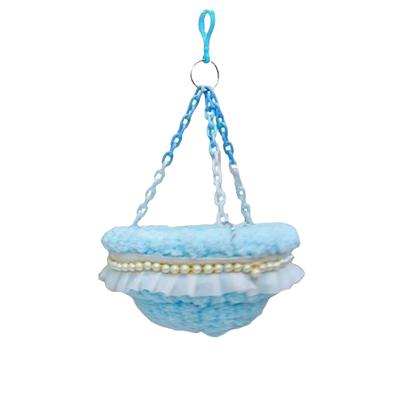 Versatile Thickened Parrot Nest Swing Breathable Cozy Parrot Nest House Candy Color Warm Bird Cage Hammock Autumn Winter