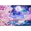 Yanoman Made Japan1000 Pieces Jigsaw Puzzle LASSEN Sakura Eternity (50x75cm) 10-1457 Piece Request Postcard Adhesive Spatula Included Service Card