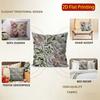 2D Floral Embroidered Pattern Digital Print Pillowcases Pattern Cushion Cover Suitable For Sofa Bedroom Car Pillow Cover