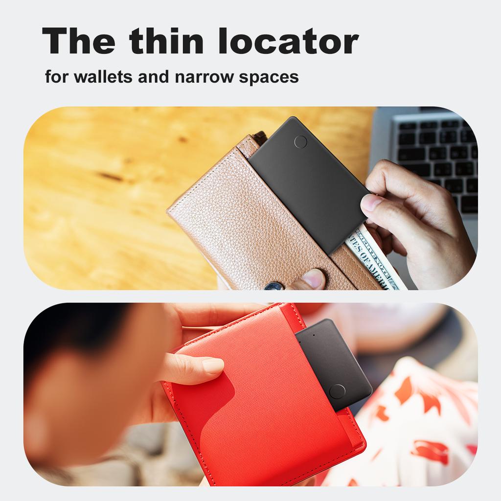 Customized Logo Smart Tracker Find My Key Card Finder Anti-Lost Luggage Device with Find My for Bag Made of Plastic Card Finder