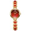 Fashion Ladies Quartz Watch With Alloy Band Decorative Pointer Dial For Women