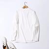 Men's Double-Sided Plush Raglan Sleeve Warm Half-High Collar Embroidered Hoodie