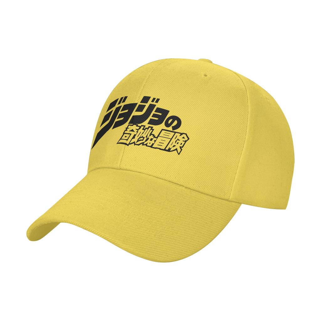 Fashion Casual JoJos Bizarre Adventure Logo Curved Brim Baseball Cap Sport Cap