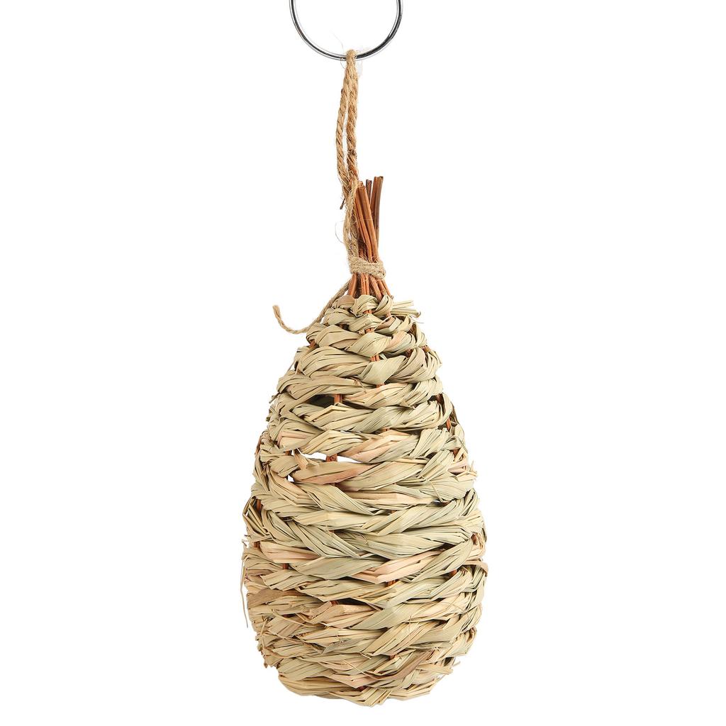 Grass Woven Bird Nest Natural Safe Hanging Hand Woven Hummingbird Nest for Indoor Outdoor