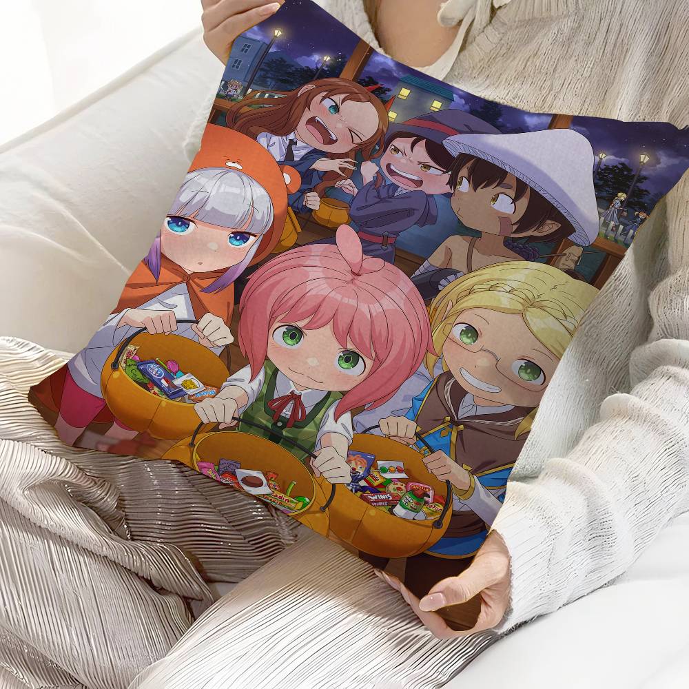 Miss Kobayashis Dragon Maid Cm Cushion Cover Pillow Cover Decor Pillowcase Home Pillowcase for Couch Pillow