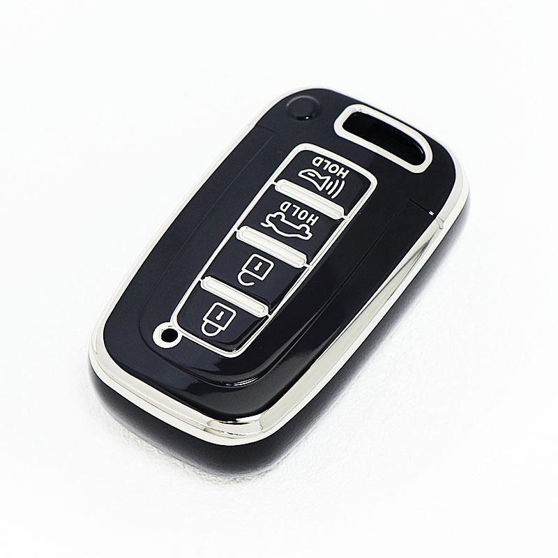 Keyless Shell Holder For Kia Sorento K5 K7 Sportage R Borreed 4 Buttons Tpu Key Case Cover For Hyundai Ix35 Sonata Tucson Azera