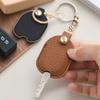 Broken Car Key Loop Replacement Keys Covers Replacement Portable Durable PU Leather Keychain Protector for Men and Women