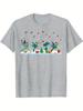 Santa HummingbirdFestive Hummingbirds with Santa HatsGifts Design100 cotton Oneck short sleeve printed mens Tshirt