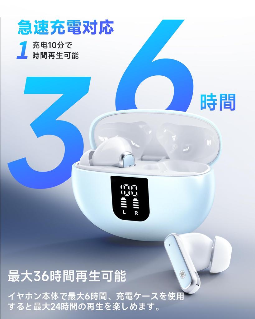 Bluetooth Sem Fio AI 2026 Último Bluetooth Som HiFi Até 36 Horas de LED IPX7 Compacto e Compatível com iOS e Web e Fones de Ouvido Pretos