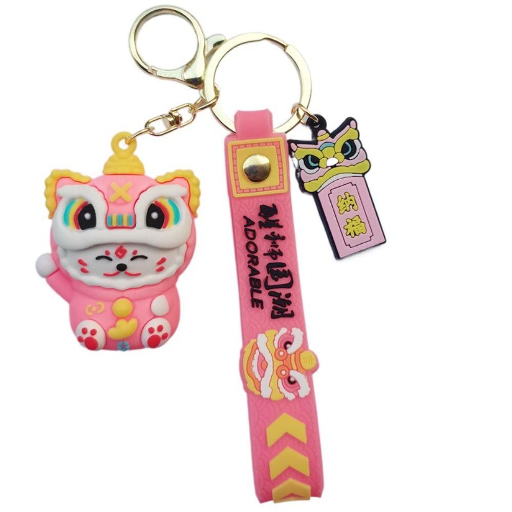 Llavero de Dragón de Dibujos Animados de Año Nuevo Chino Colgante de Amuleto de Dragón Chino Nuevo Llavero de Dragón Monedero