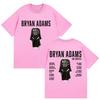 BRYAN ADAMS ROLL WITH THE PUNCHES TOUR 2025 T-Shirts Men Women Vintage High Quality Oversized Cotton T Shirt Fans GiftStreetwear