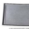 Made in Refined Silver S x x J-kitchens Placemat, Japan, Tray, 6-Shaku U-Line, Pear-Ground, Black, (48.5cm 37.5cm 2cm)