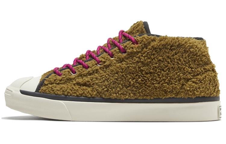 Jack Purcell Converse Mid  Retro Sherpa - Dark Moss  169789C 37