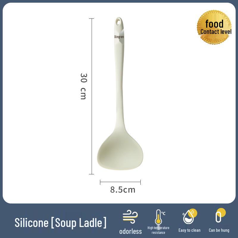 Vysoce teplotní potravinářská silikonová nepřilnavá wok špachtle