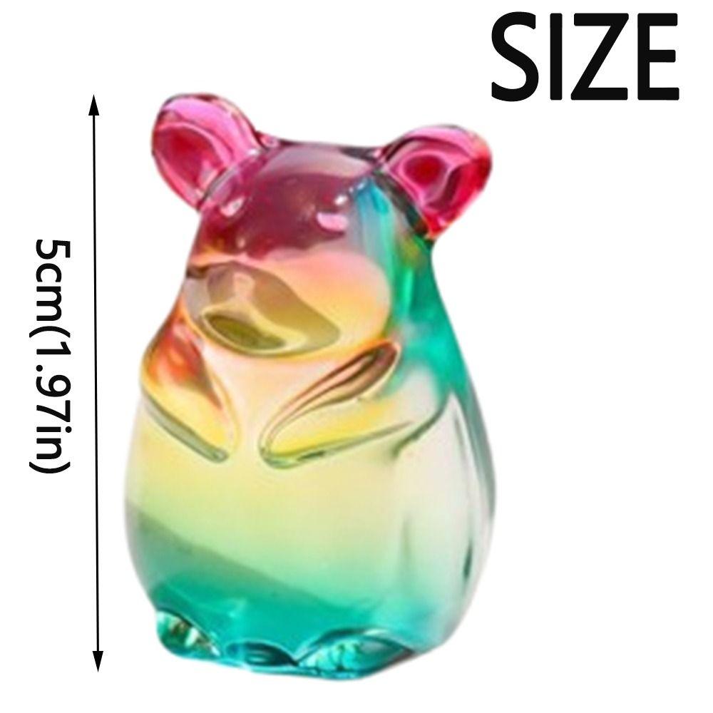 Creative Citrine Figurine Ornaments Crystal Mini Miniature Figure Car Interior Ornament