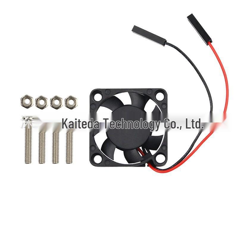 Raspberry Pi Cooling Fan with 3007 Heatsink, Compatible with 3.3V/5V Raspberry Pi