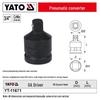 YATO Pneumatic Reducer: Air Gun Joint 3/4" To 1" To 1/2" Adapter