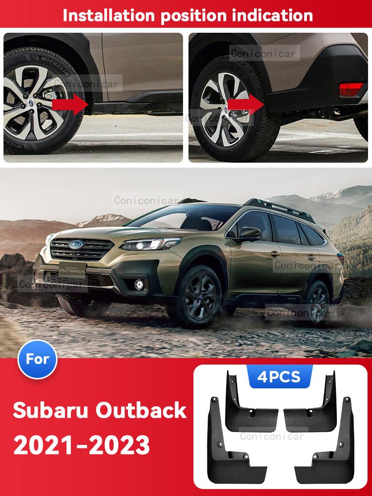 Для SUBARU OUTBACK 2021 2022 2023 Брызговики Защита от брызг Крылья Брызговики Передние Задние Крылья Стайлинг Защита автомобиля Аксессуары