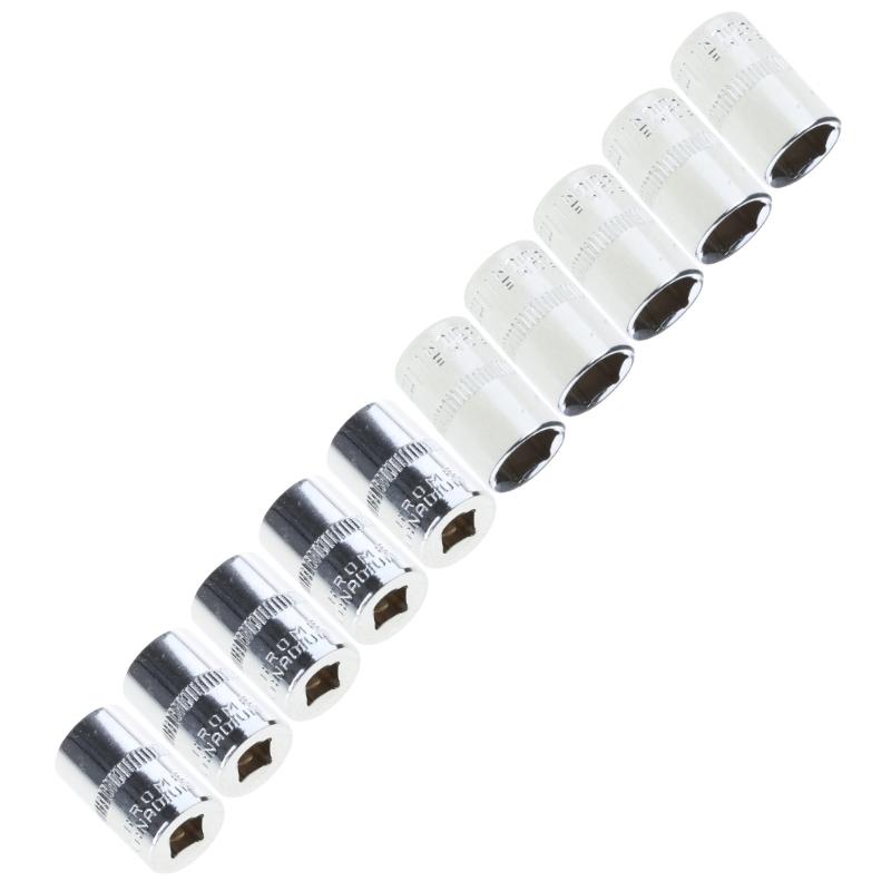 Thin Wall Design Short Socket Set 6 Point Metric 4mm To 14mm Wrench Accessories Furniture Assembly Tool for Tight Space