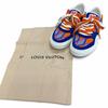 Pristine LOUIS VUITTON Low Cut Sneakers LV Oriline Blue Canvas Mens 6 Used