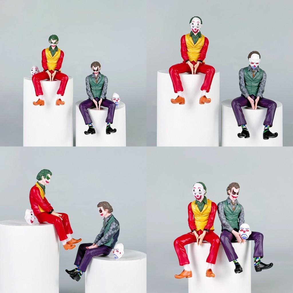 Joker Car Ornament Pvc Action Figure With Removable Mask For Vehicles