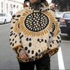 Pánská mikina s kapucí a klokaní kapsou, s leopardím potiskem, dlouhým rukávem a stahovací šňůrkou, nadměrná velikost