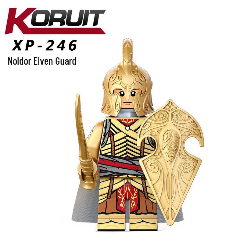 Kelei KT1032 Nordo Elf Guard Archer Soldier Building Block Figure Toy