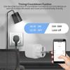 Enchufe inteligente WiFi 16A/20A, enchufe europeo con Monitor de potencia, temporizador, soporte de vida inteligente, Alexa, Google Home, Yandex SmartThings