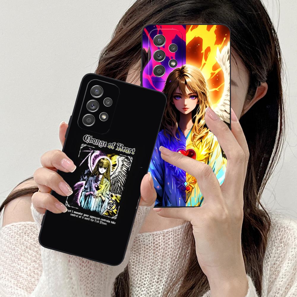 Yugioh Change of Heart Phone Case for Samsung Galaxy A56 55 54 53 52 51 36 35 34 23 16 15 5G Colorful Cover Cover Pretty Luxury