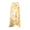 European & American Holiday Print Midi Skirt - Popular Beach Style for Women
