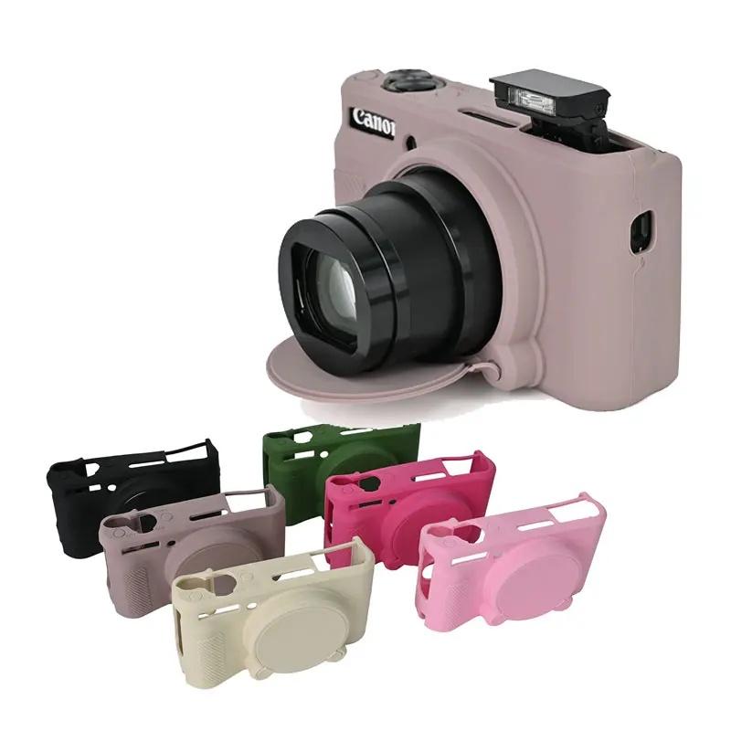 Soft Silicone Case Camera Bag Skin For Canon PowerShot SX730 SX740 SX740HS Rubber Camera Case Cover