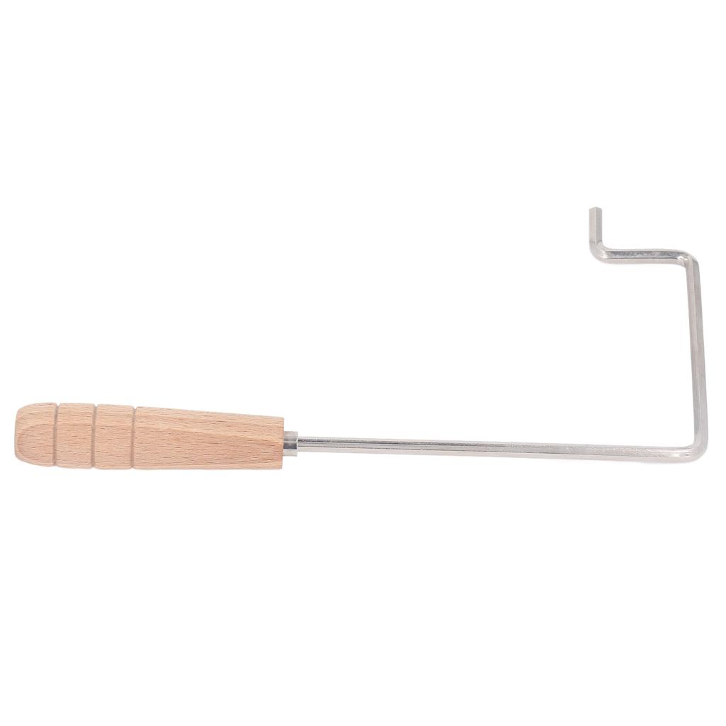 Guitar Hex Wrench Extended 4mm Hex Key Solid Wood Handle Guitar Adjustment Tool for Maintenance