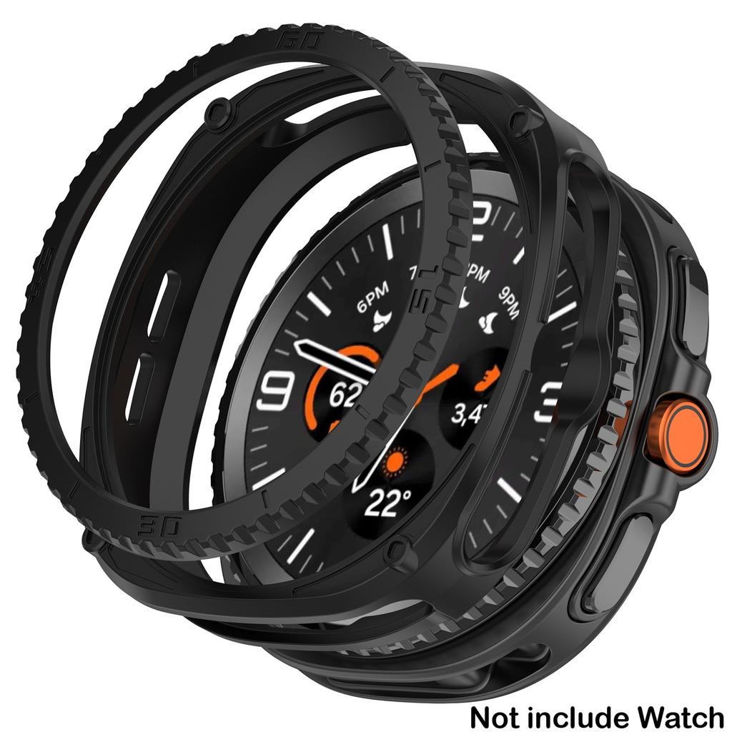 Silicone Case for Samsung Galaxy Watch 8 Classic 46 Protective Cover Shell for Galaxy Watch 8 Soft TPU Protector Box Accessories