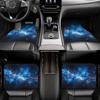 Blue Galaxy Funny Car Foot Mat Set Of 4 Pieces Set Carpet Floor Mats For Cars, Auto Accessories Front Rear