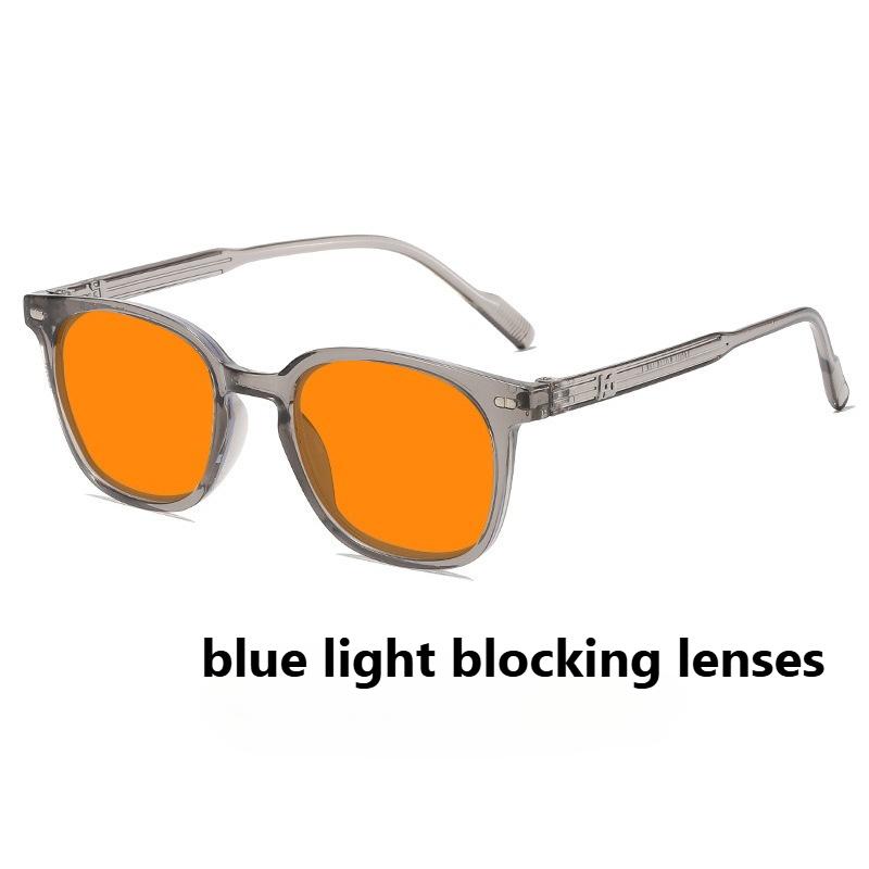 Retro Anti Blue Light Glasses with Orange or Red Lense for Mobile Computer Competitive Games Eye Protection Night Vision Goggles