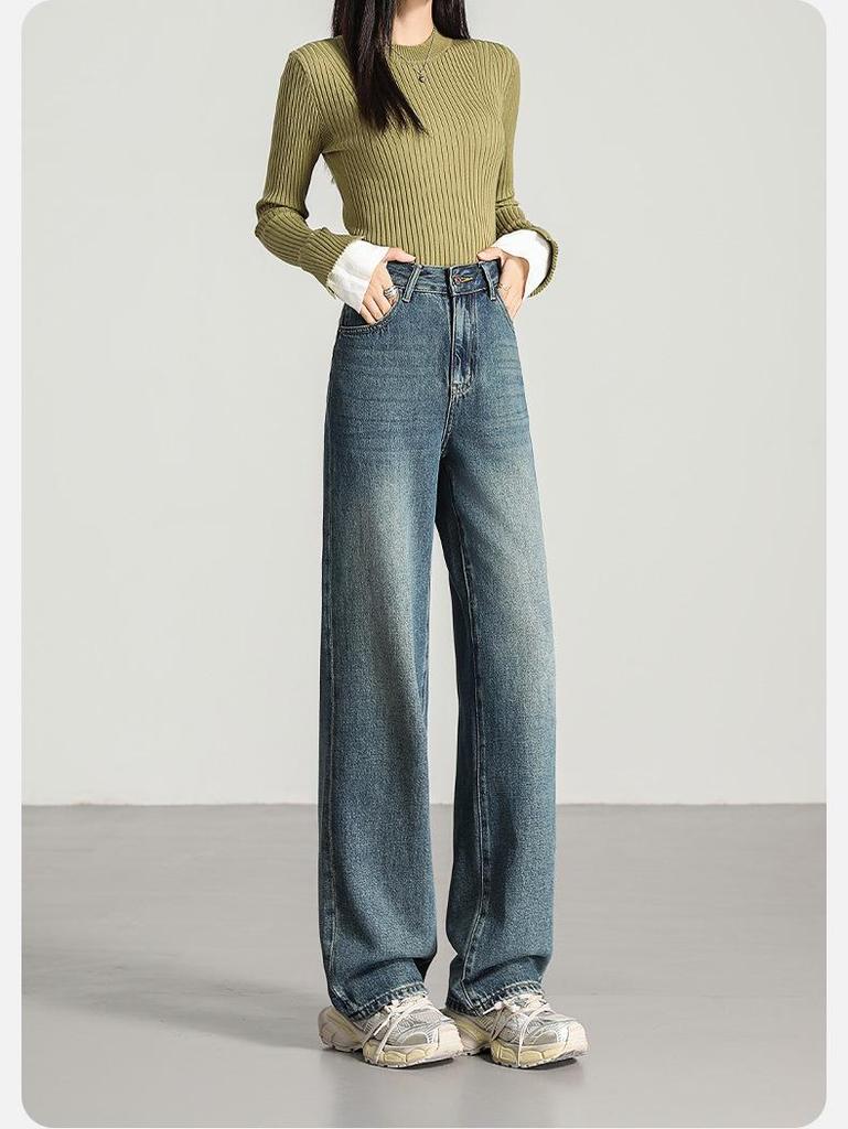 Summer Lyocell Distressed High Waist Slim Jeans