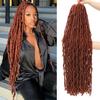 14 18 24 30 36 Zoll Göttin Faux Locs Häkelzopf Ombre Vorgeschlauft Weiche Locs Häkelhaarverlängerung für Schwarze Frauen