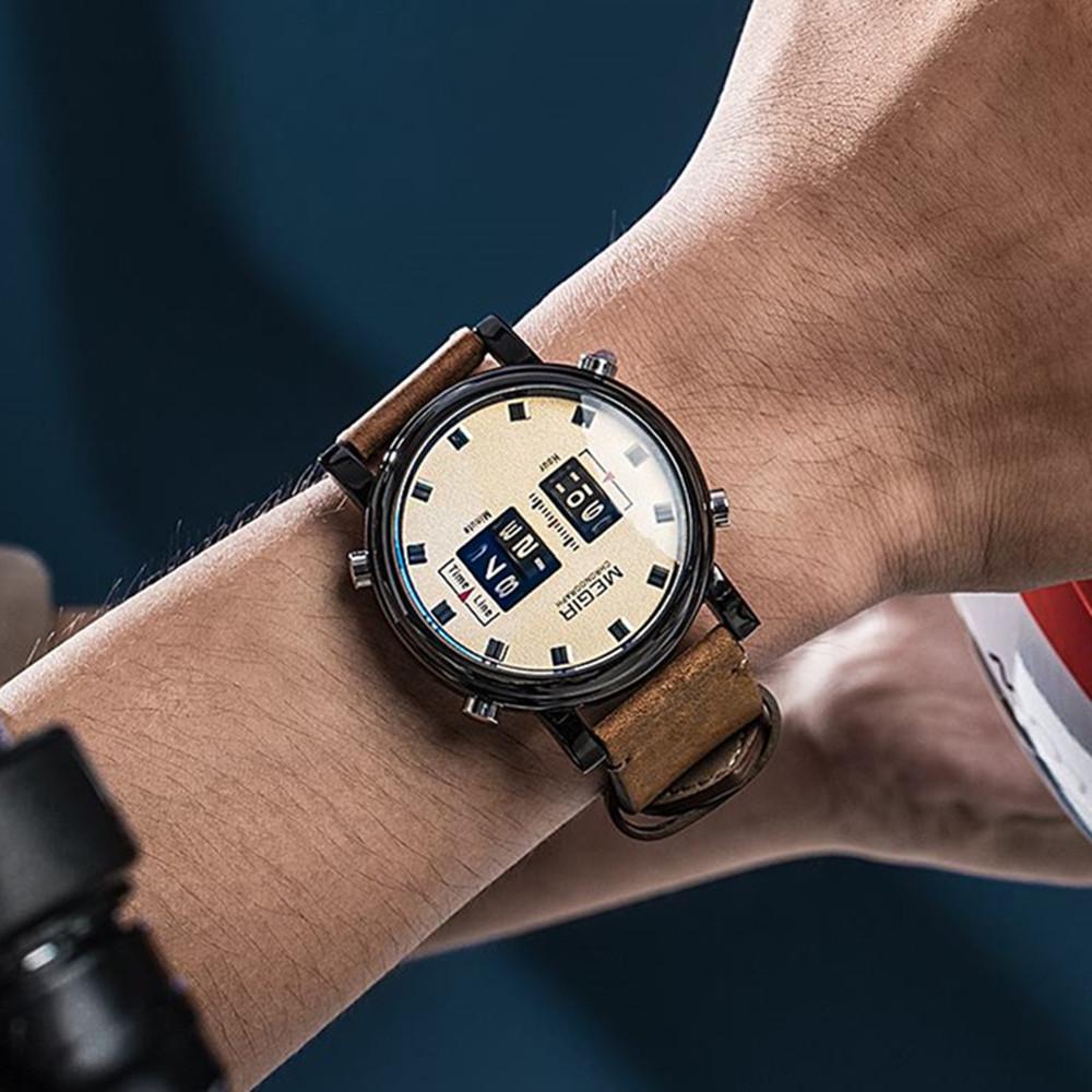 NAVIFORCE Orologio da polso da uomo, alla moda, sportivo, cronografo