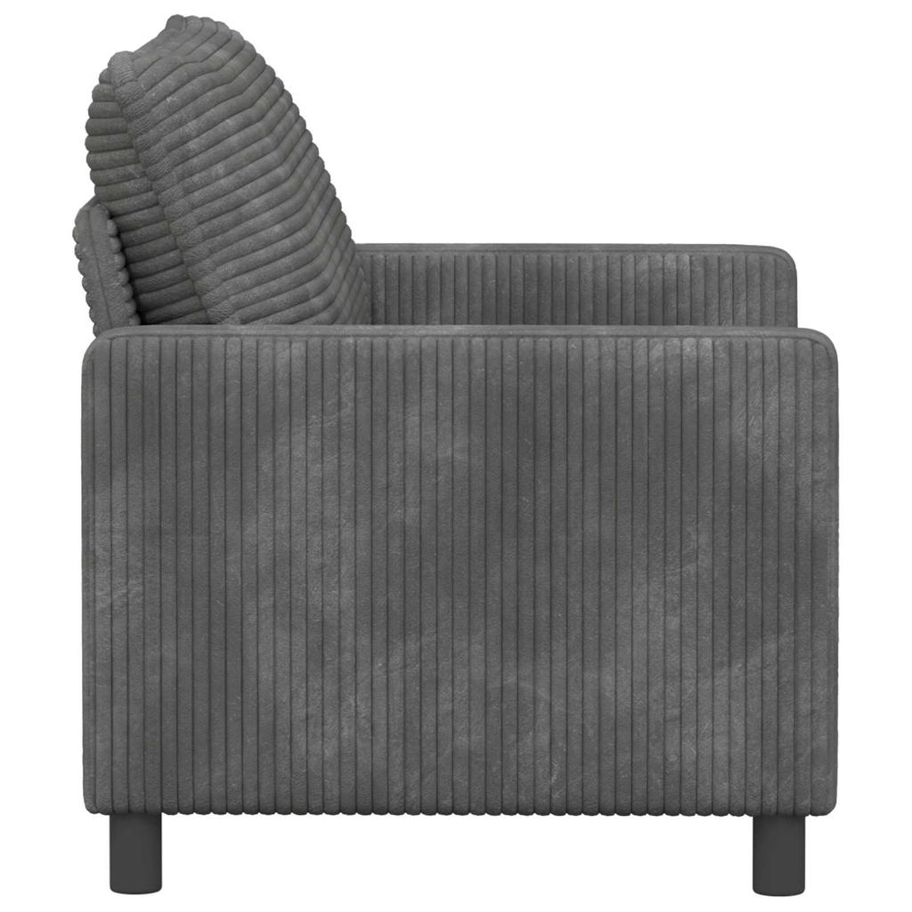 Sofa Light Grey 126 X 81 X 87.5 Cm Polyester